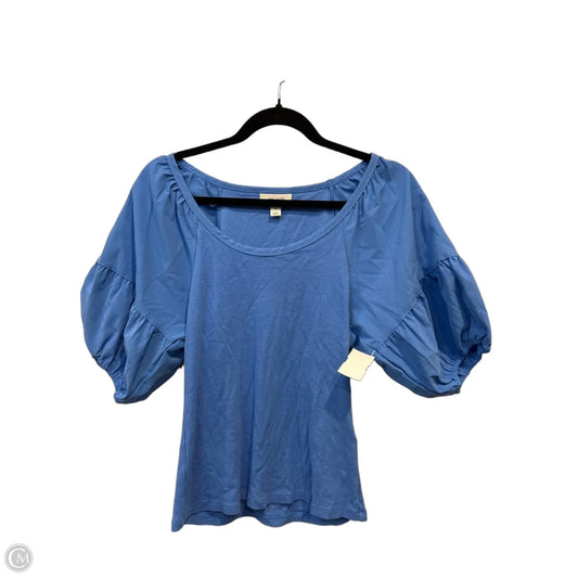Top Short Sleeve By On 34th In Blue, Size: M