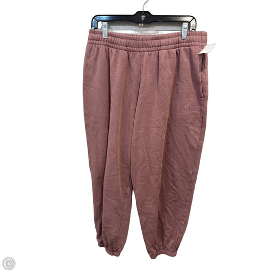 Pants Lounge By Calvin Klein In Purple, Size: 12