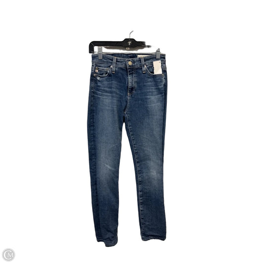 Jeans Straight By American Eagle In Blue Denim, Size: 2