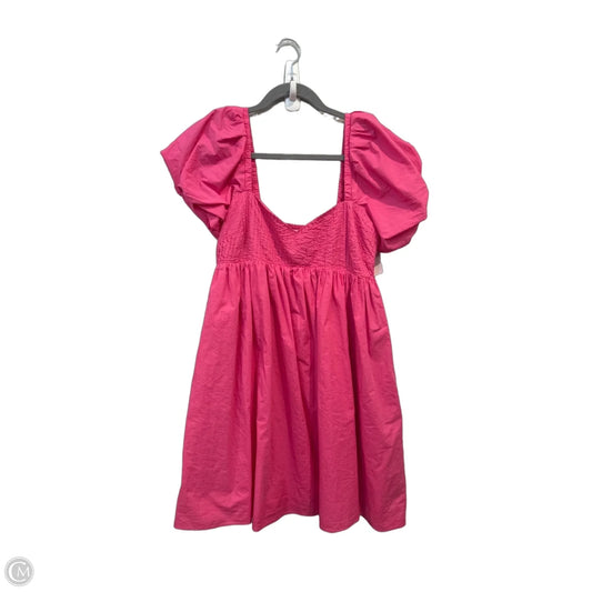 Dress Casual Short By Clothes Mentor In Pink, Size: M