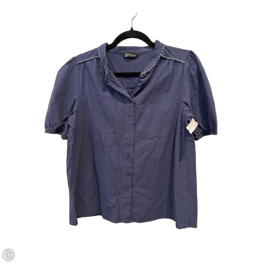 Top Short Sleeve By Prettygarden In Navy, Size: S