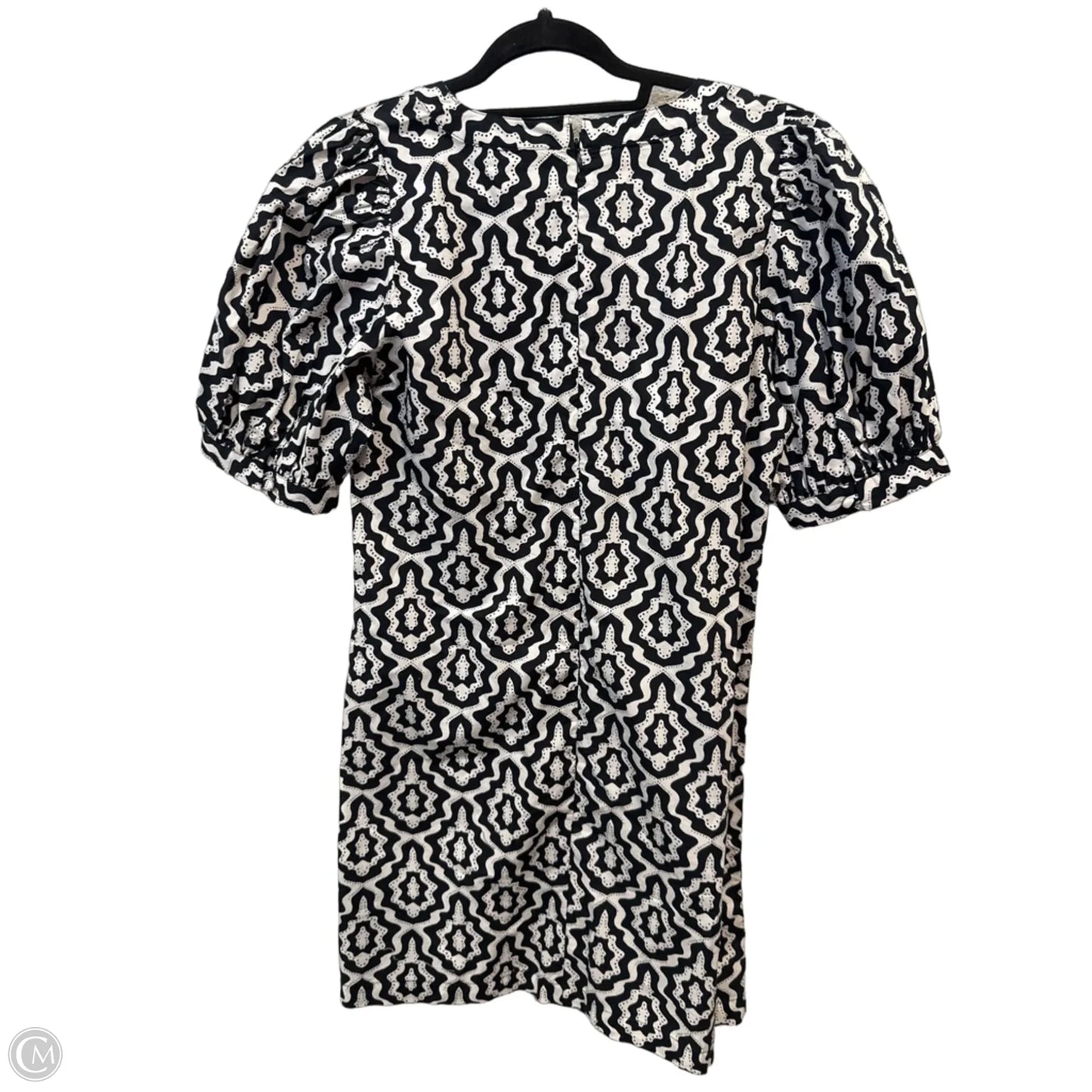Dress Casual Short By Loft In Geometric Pattern, Size: M
