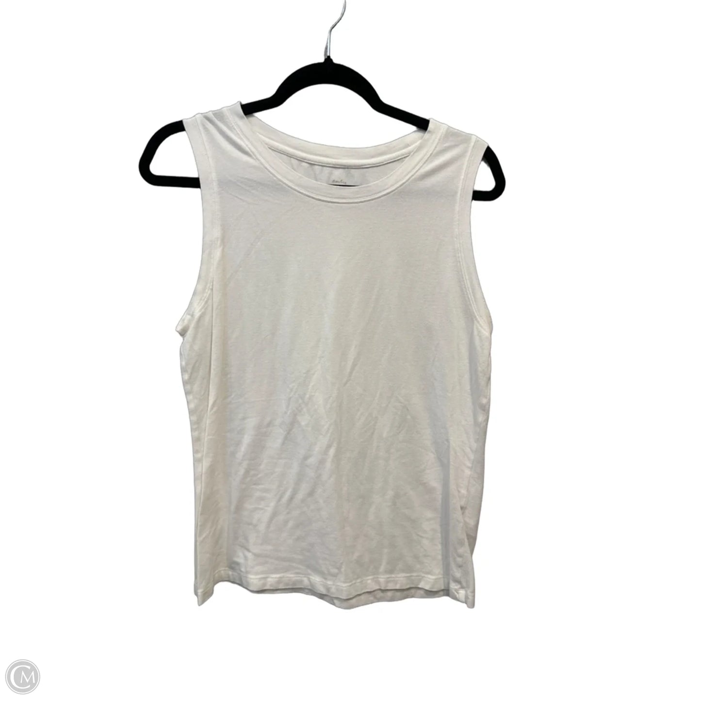 Top Sleeveless By Banana Republic In White, Size: M