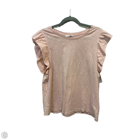 Top Sleeveless By Nicole Miller In Pink, Size: L