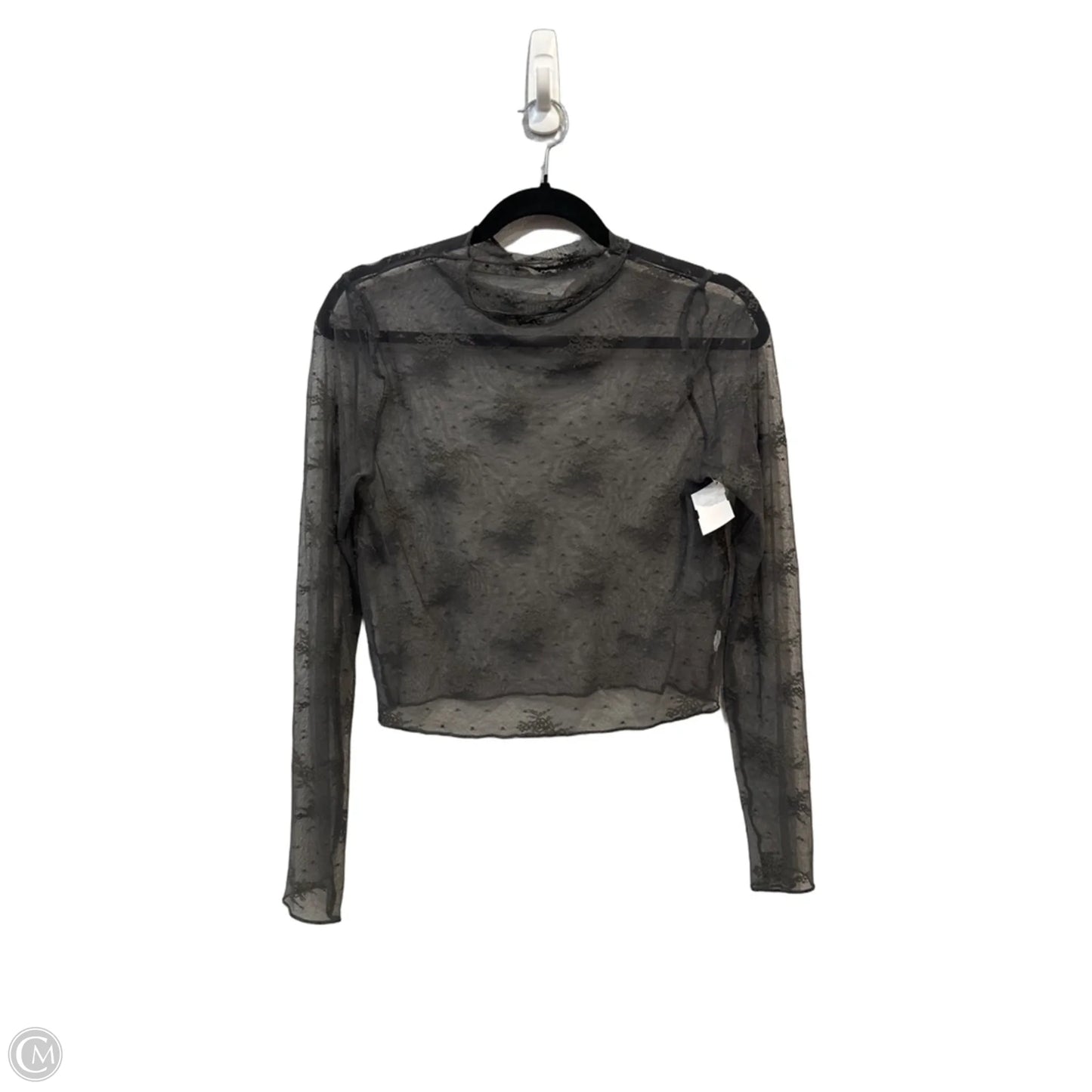 Top Long Sleeve By Clothes Mentor In Grey, Size: S
