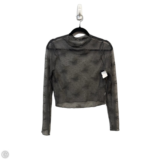 Top Long Sleeve By Clothes Mentor In Grey, Size: S