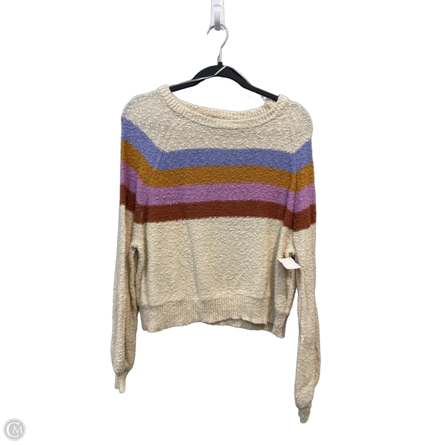 Sweater By Clothes Mentor In Striped Pattern, Size: Xs