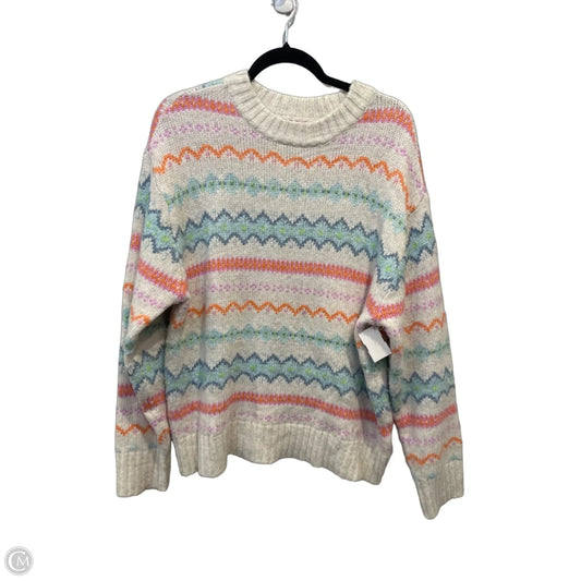 Sweater By American Eagle In Cream, Size: M