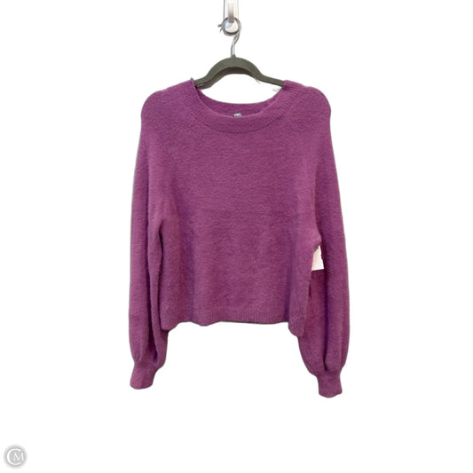 Sweater By Clothes Mentor In Purple, Size: M