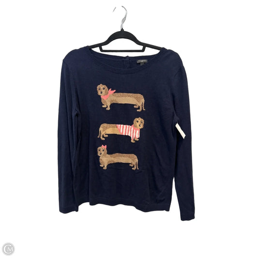 Sweater By Talbots In Navy, Size: Lp