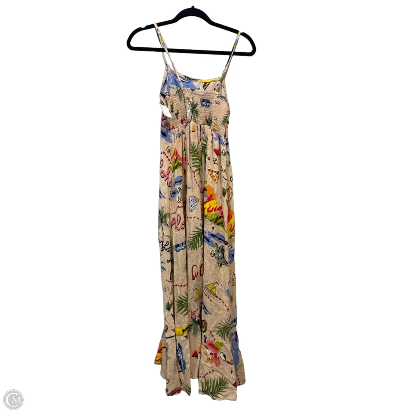 Dress Casual Maxi By Clothes Mentor In Tropical Print, Size: M