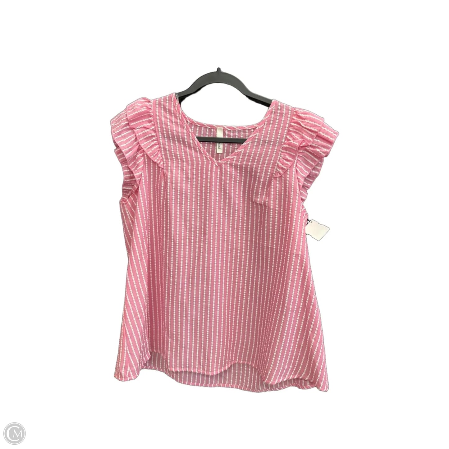 Top Sleeveless By Clothes Mentor In Striped Pattern, Size: L
