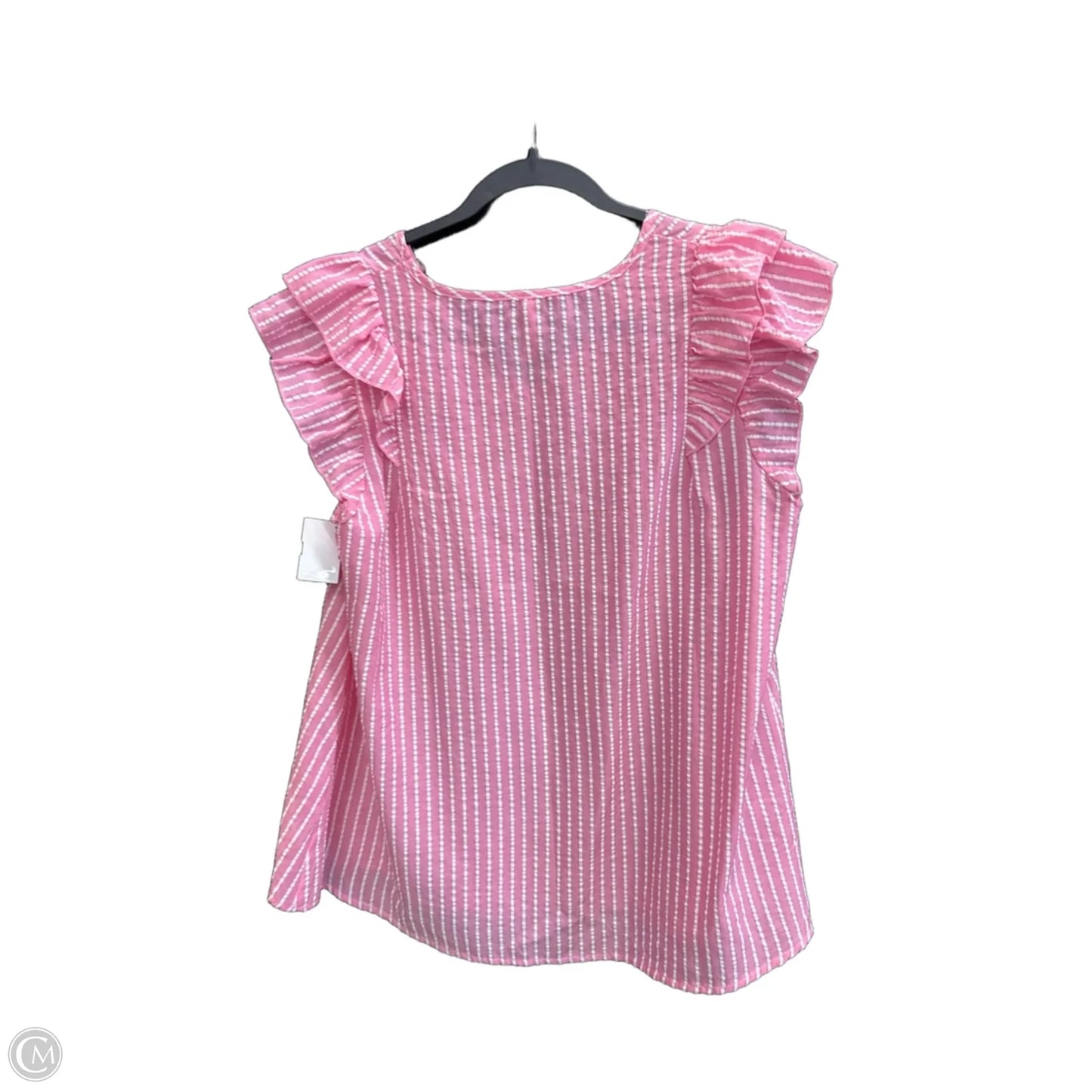 Top Sleeveless By Clothes Mentor In Striped Pattern, Size: L
