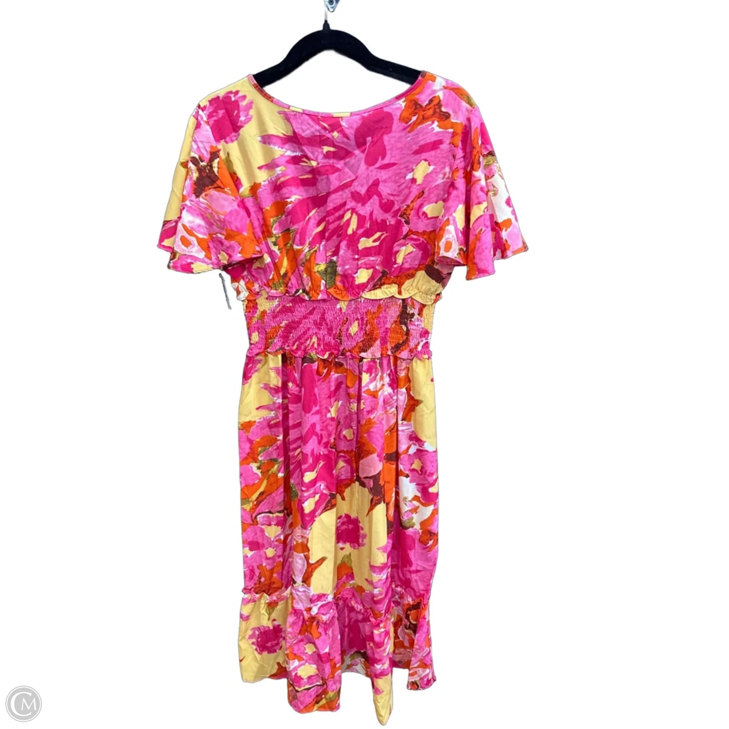 Dress Casual Midi By Umgee In Floral Print, Size: L