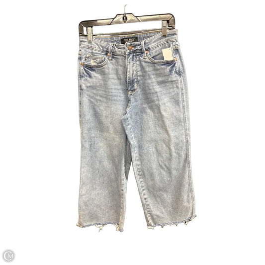 Jeans Wide Leg By Judy Blue In Blue Denim, Size: 8