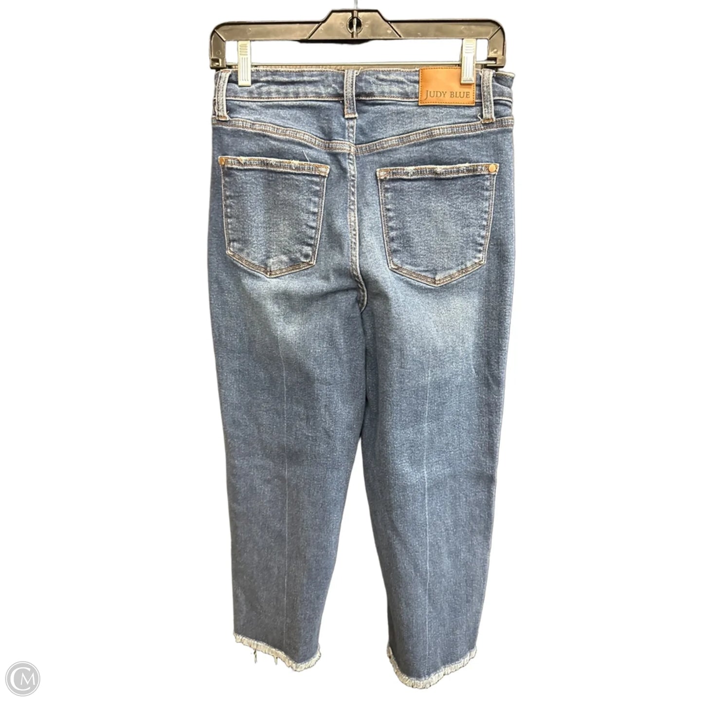 Jeans Wide Leg By Judy Blue In Blue Denim, Size: 8