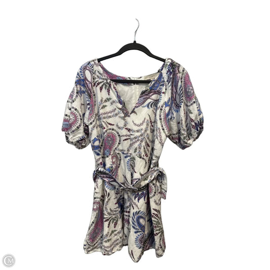 Dress Casual Short By Loft In Paisley Print, Size: M