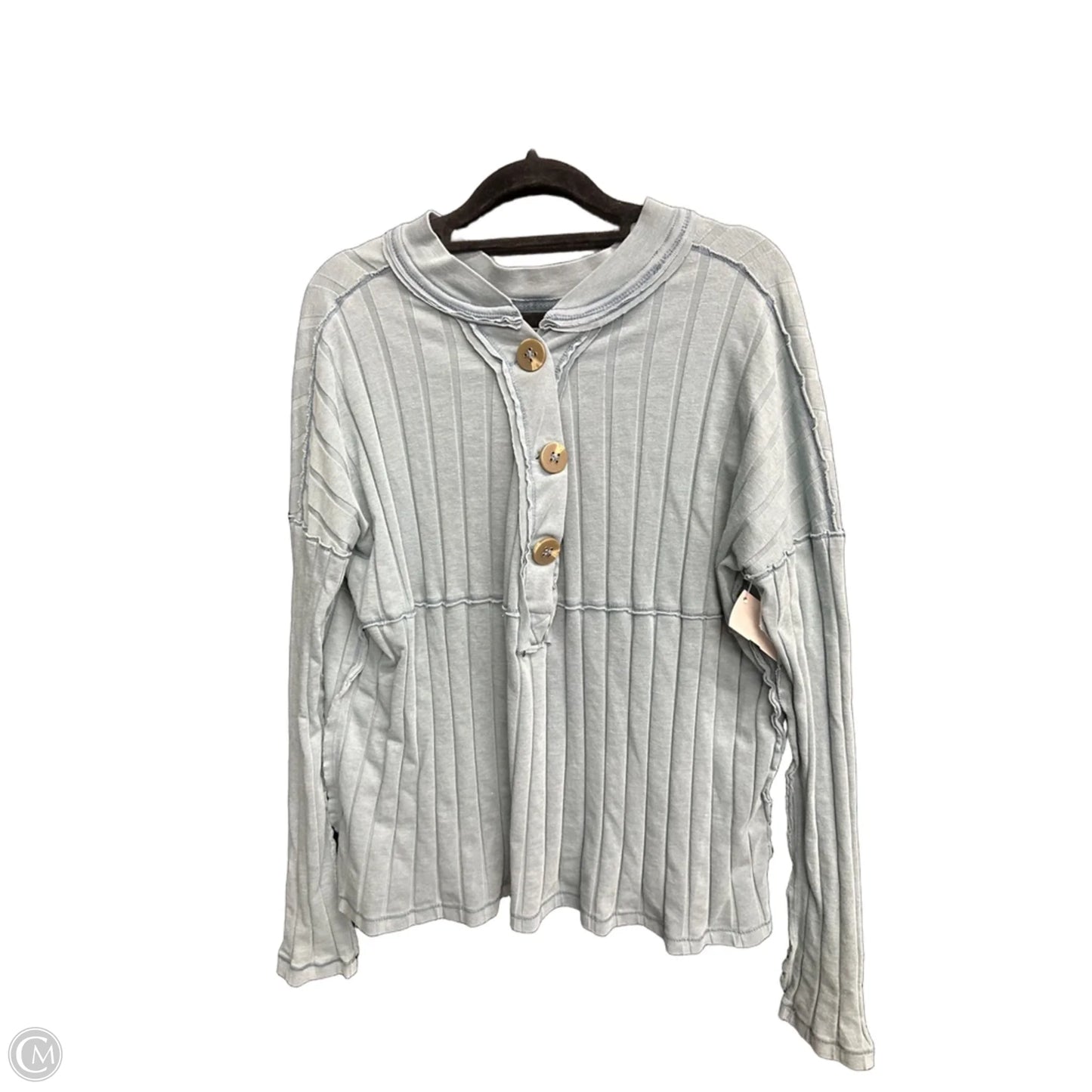 Top Long Sleeve By We The Free In Green, Size: M