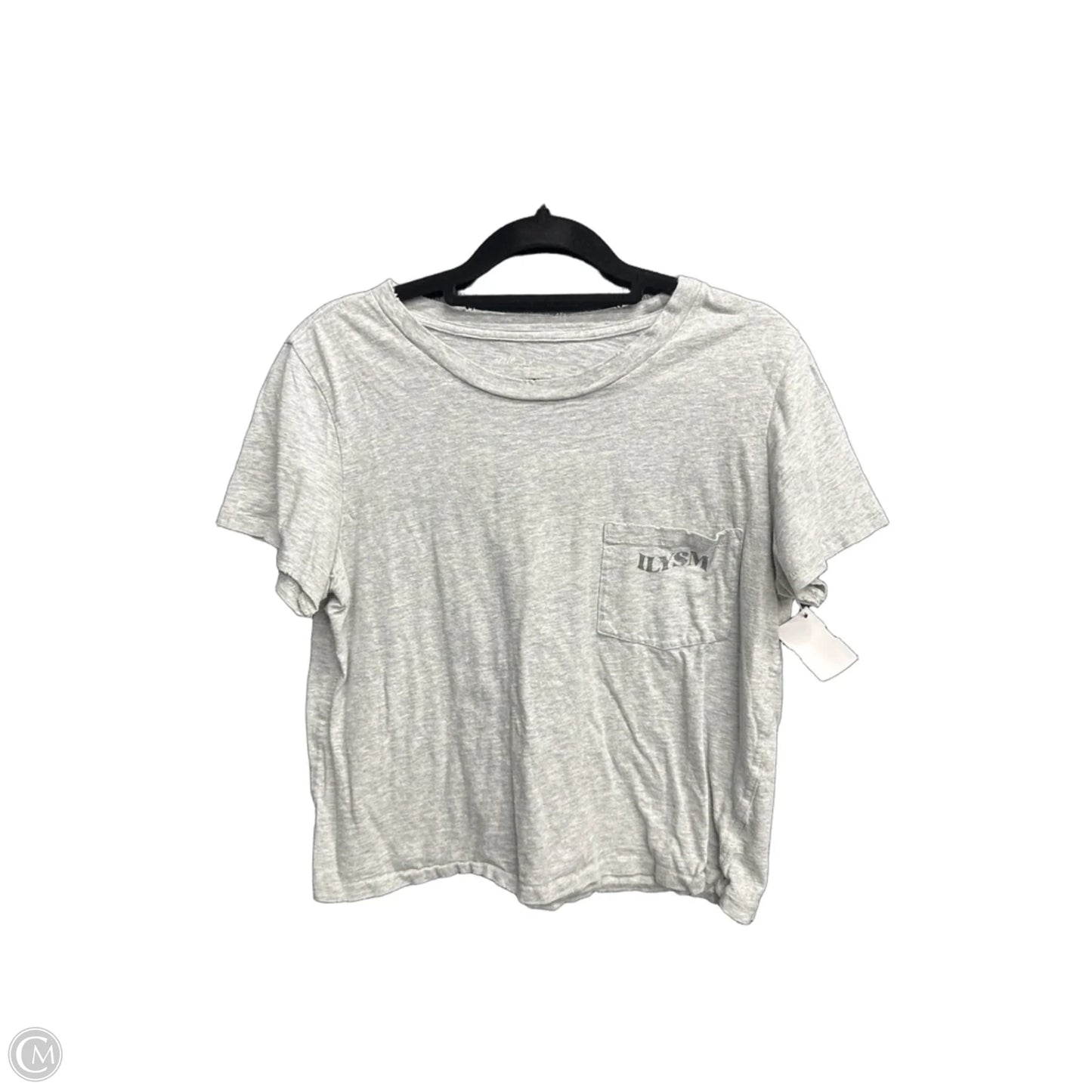 Top Short Sleeve Basic By Aerie In Grey, Size: M