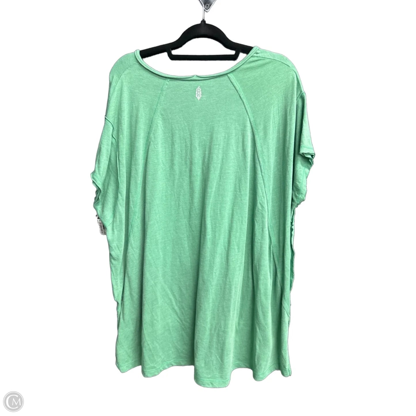 Athletic Top Short Sleeve By Free People In Green, Size: S