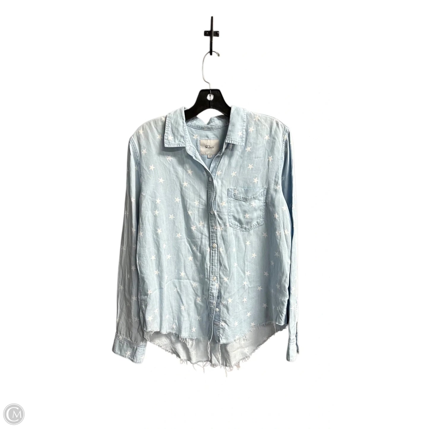 Top Long Sleeve By Rails In Blue, Size: M