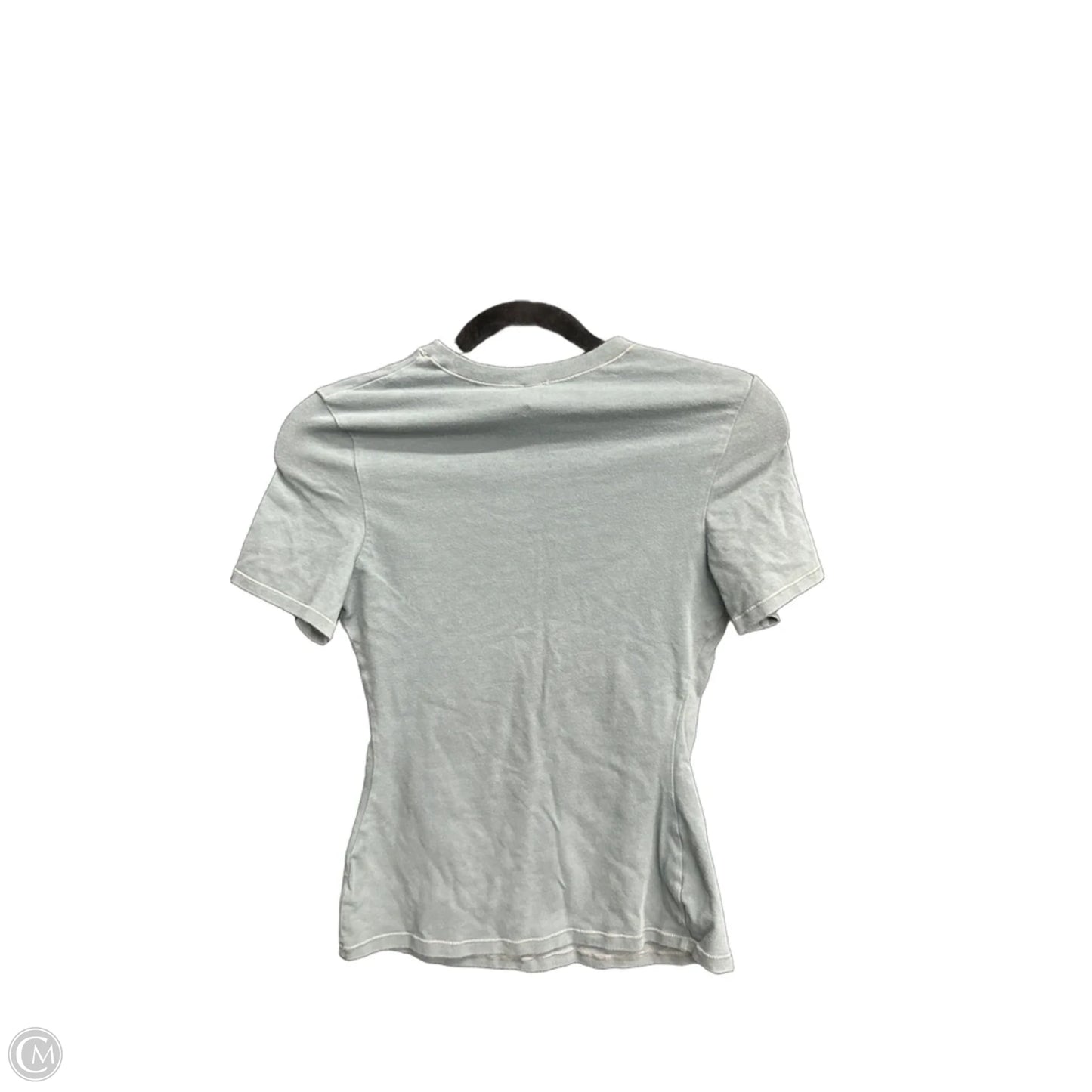 Top Short Sleeve By Skims In Green, Size: S