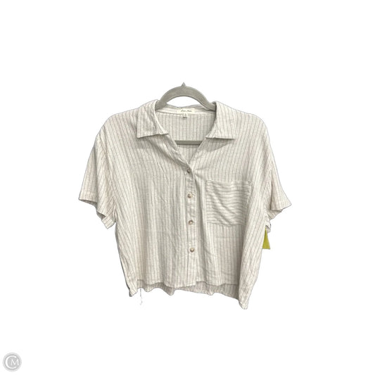 Top Short Sleeve By Clothes Mentor In Striped Pattern, Size: Xl