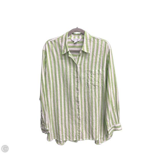 Top Long Sleeve By Old Navy In Striped Pattern, Size: L