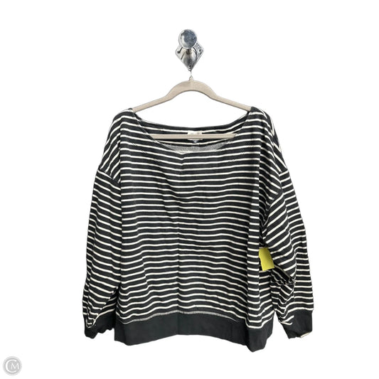 Top Long Sleeve By American Eagle In Striped Pattern, Size: Xl