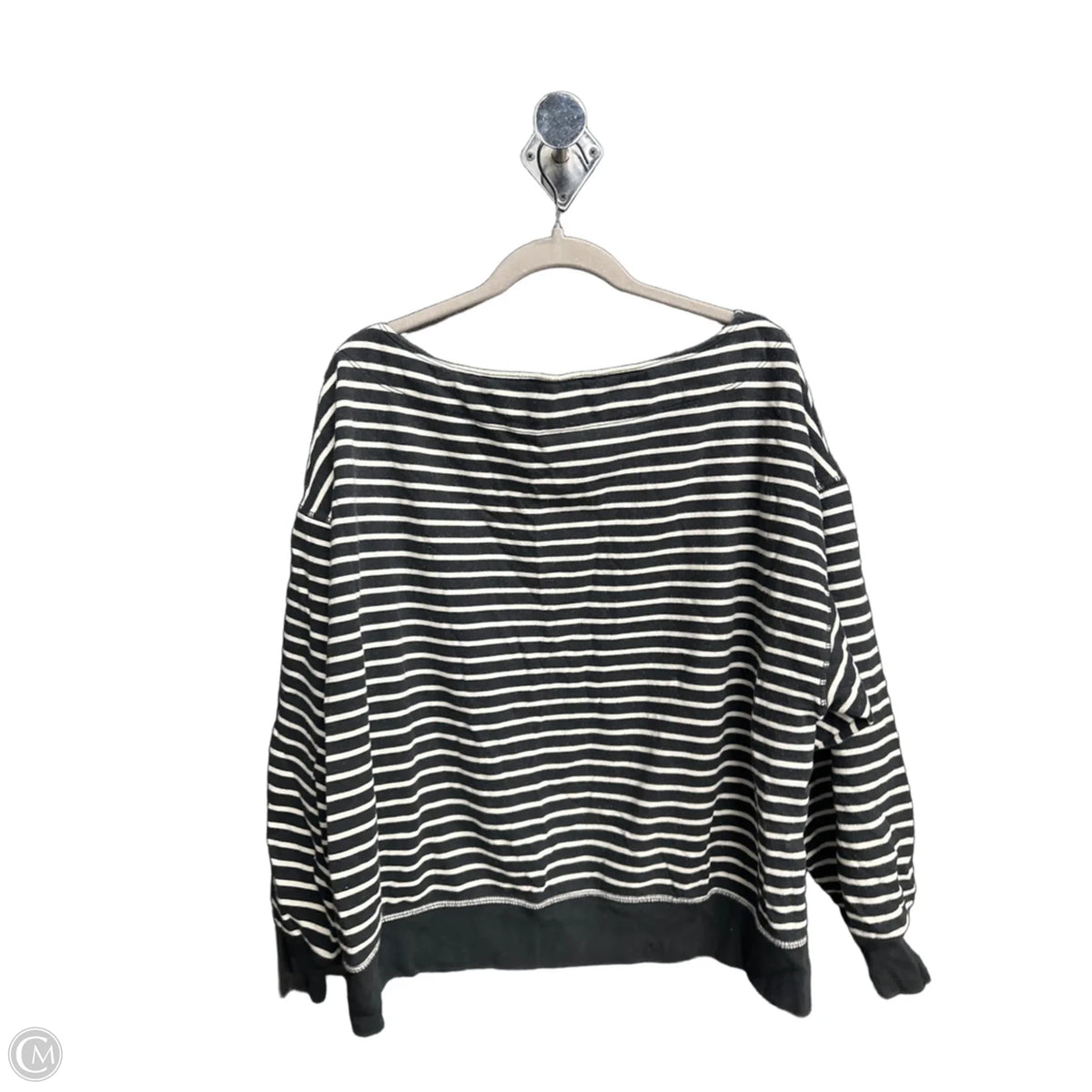 Top Long Sleeve By American Eagle In Striped Pattern, Size: Xl
