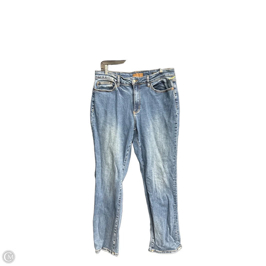 Jeans Boot Cut By Judy Blue In Blue Denim, Size: 16