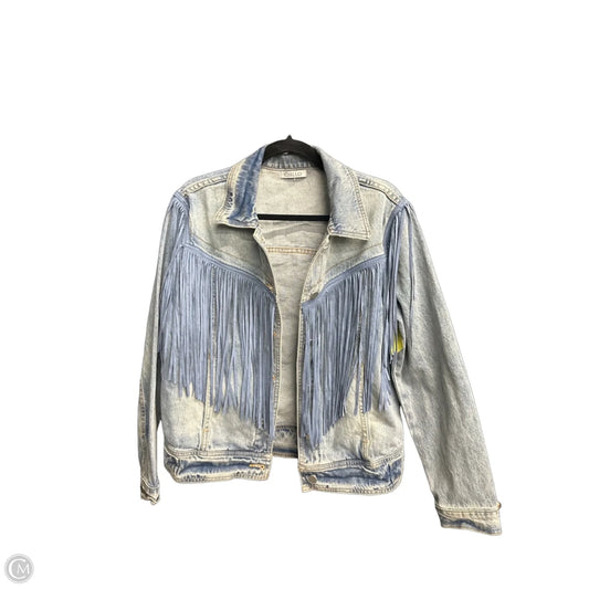 Jacket Denim By Cielo In Blue Denim, Size: S