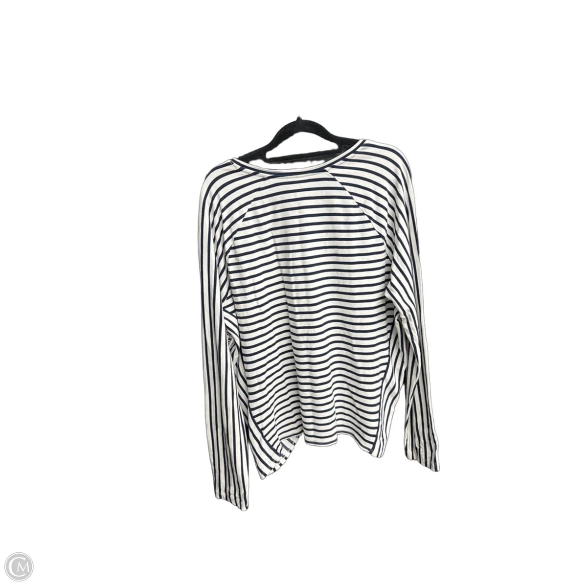 Top Long Sleeve By Chicos In Striped Pattern, Size: Xl