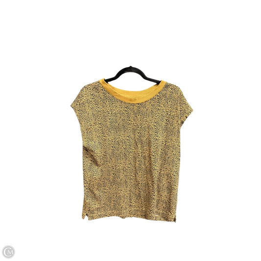 Top Sleeveless By Loft In Animal Print, Size: Mp
