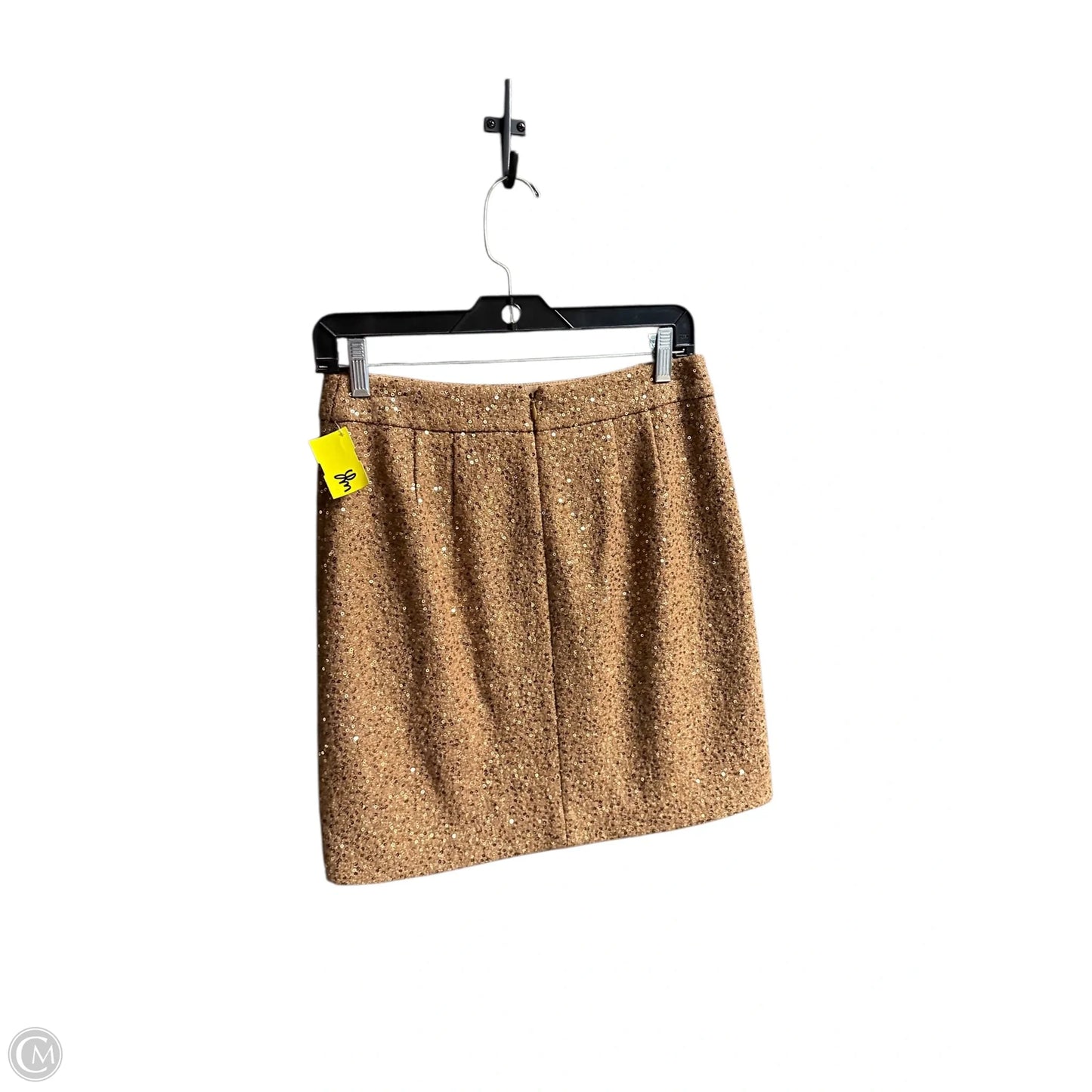 Skirt Mini & Short By Loft In Gold, Size: 4