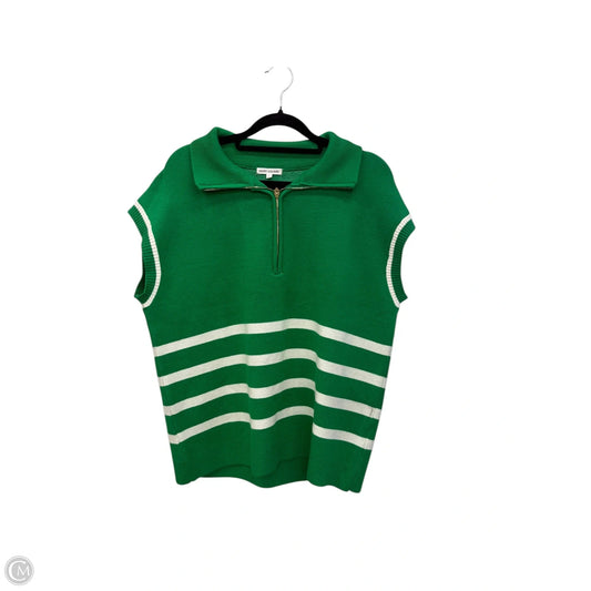 Top Sleeveless By Mary Square In Green, Size: L
