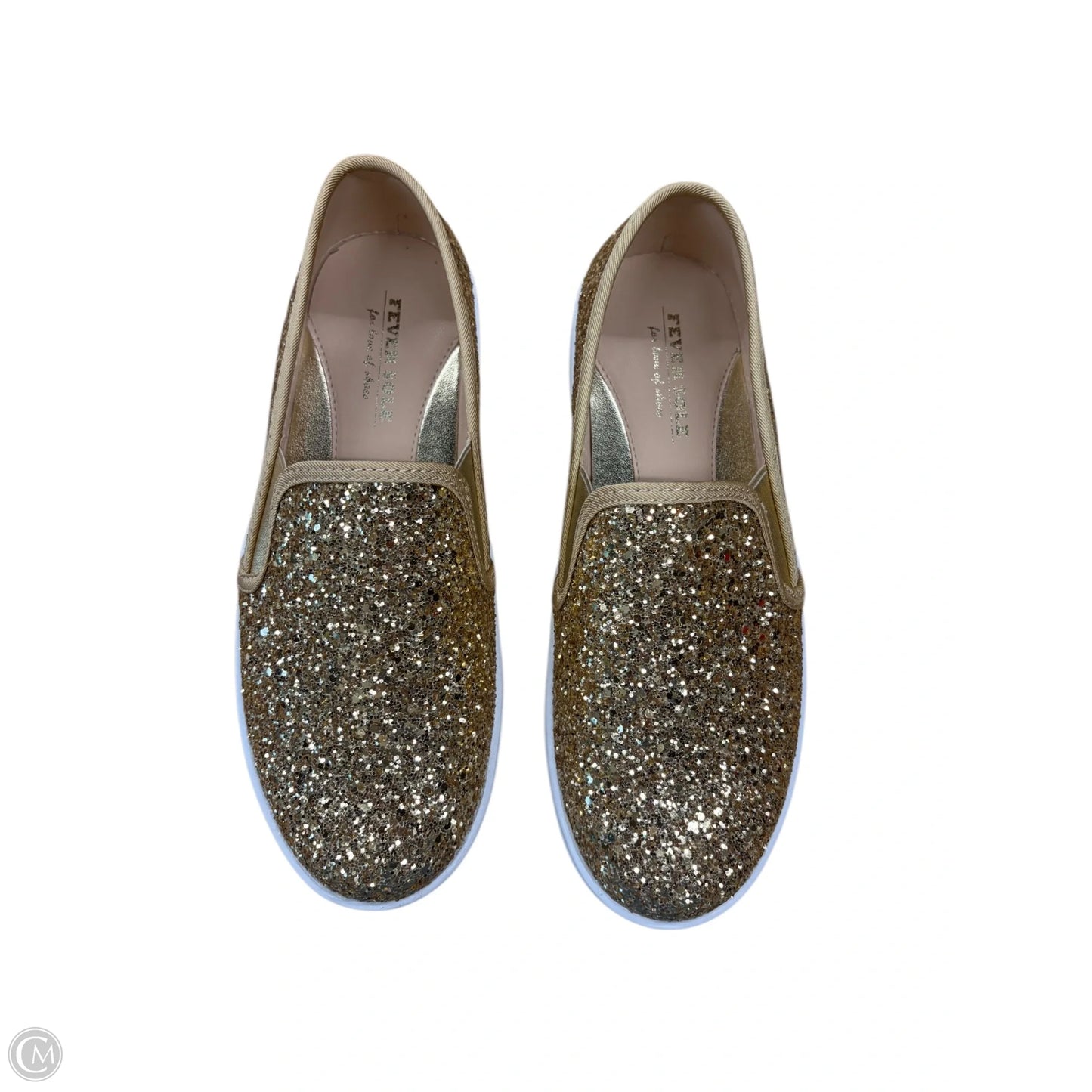 Shoes Sneakers By Clothes Mentor In Gold, Size: 7