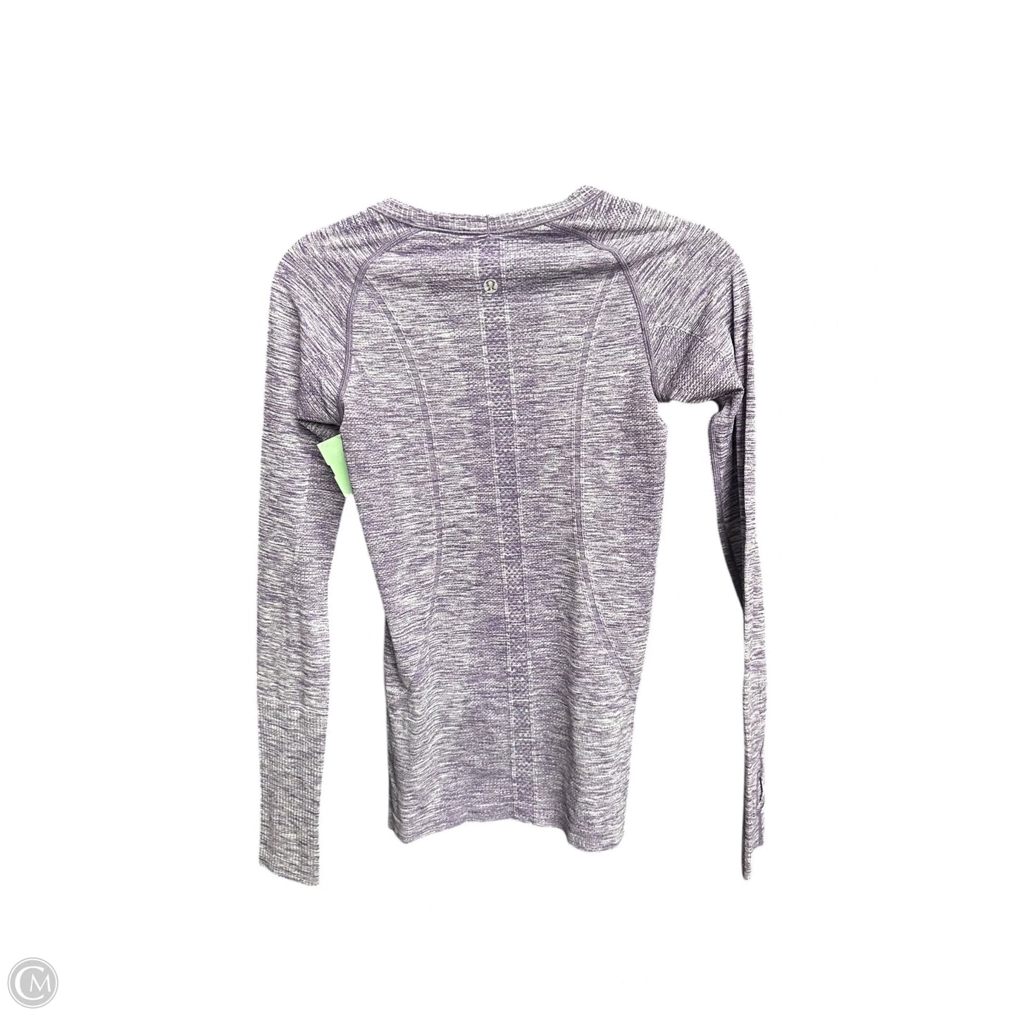 Athletic Top Long Sleeve Crewneck By Lululemon In Purple, Size: S
