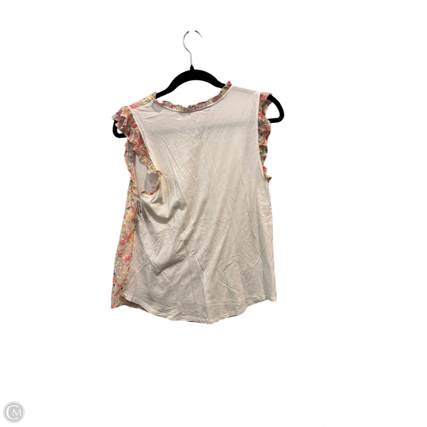 Top Sleeveless By Clothes Mentor In Floral Print, Size: M