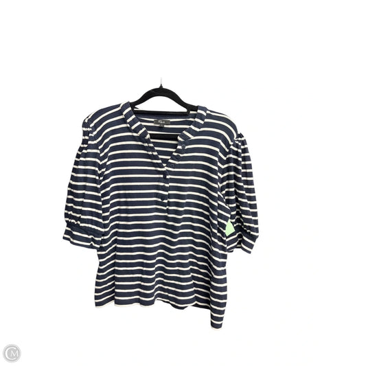 Top Short Sleeve By Rails In Navy, Size: L