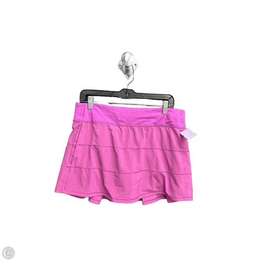 Athletic Skirt By Lululemon In Purple, Size: 10