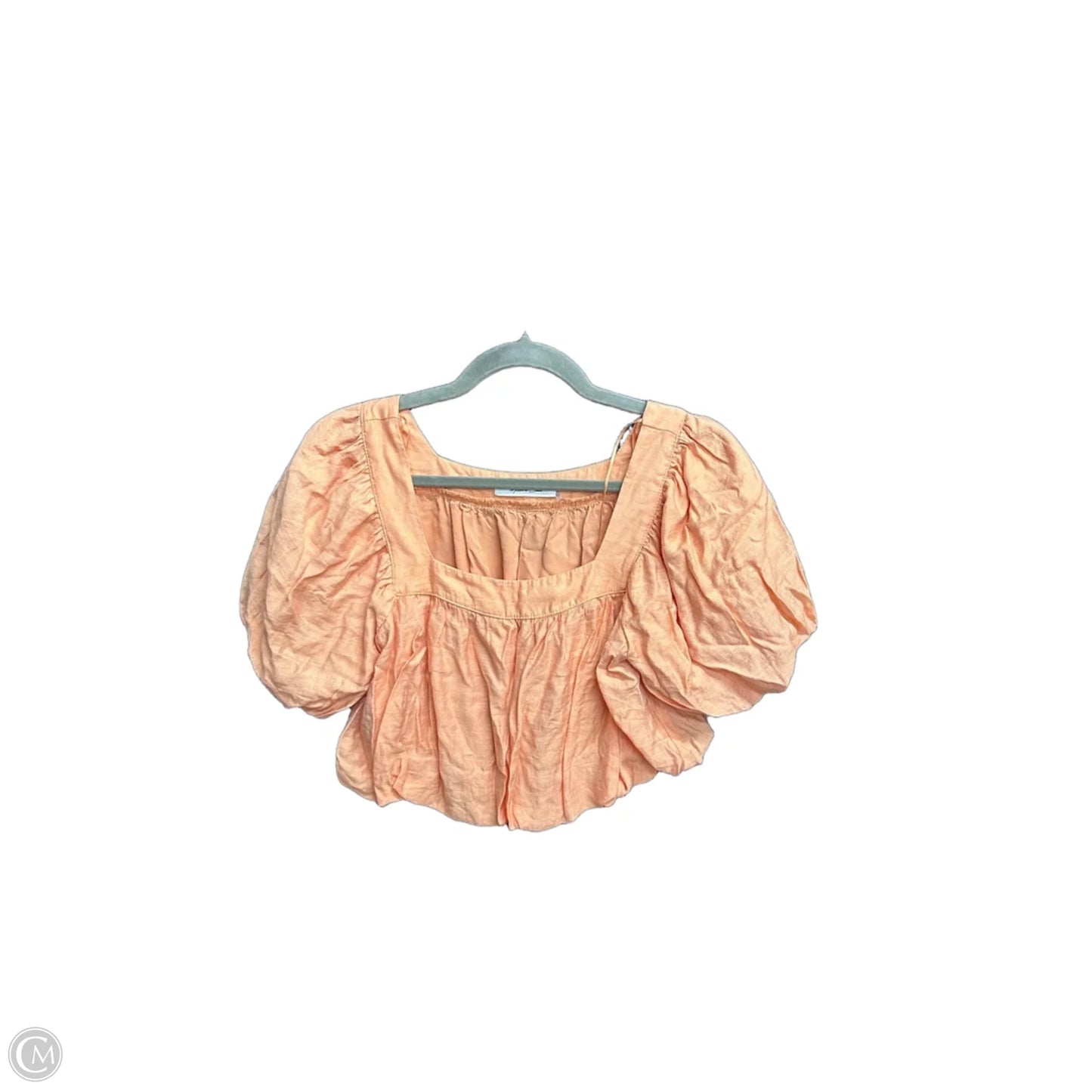 Top Short Sleeve By Mustard Seed In Orange, Size: S