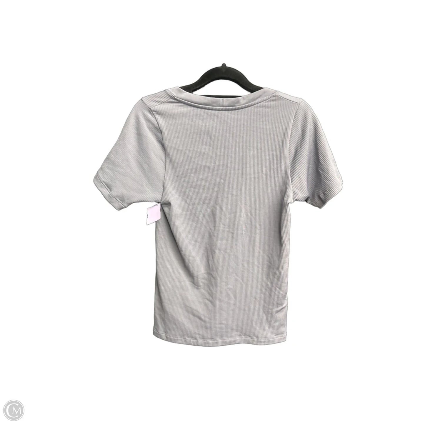 Athletic Top Short Sleeve By Athleta In Grey, Size: S