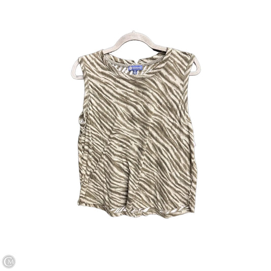 Top Sleeveless By Democracy In Green, Size: M