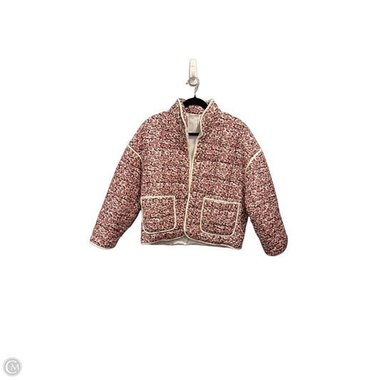 Jacket Puffer & Quilted By Clothes Mentor In Maroon, Size: S