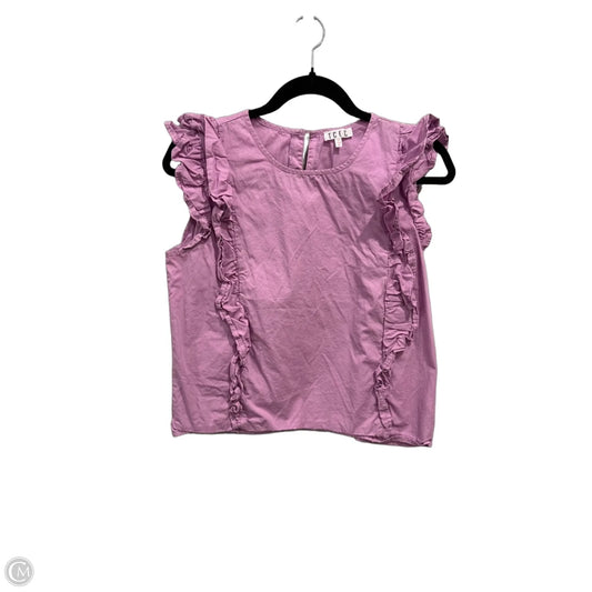Top Sleeveless By Tcec In Purple, Size: M