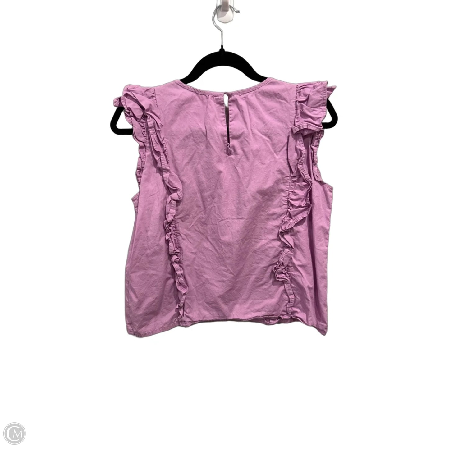 Top Sleeveless By Tcec In Purple, Size: M