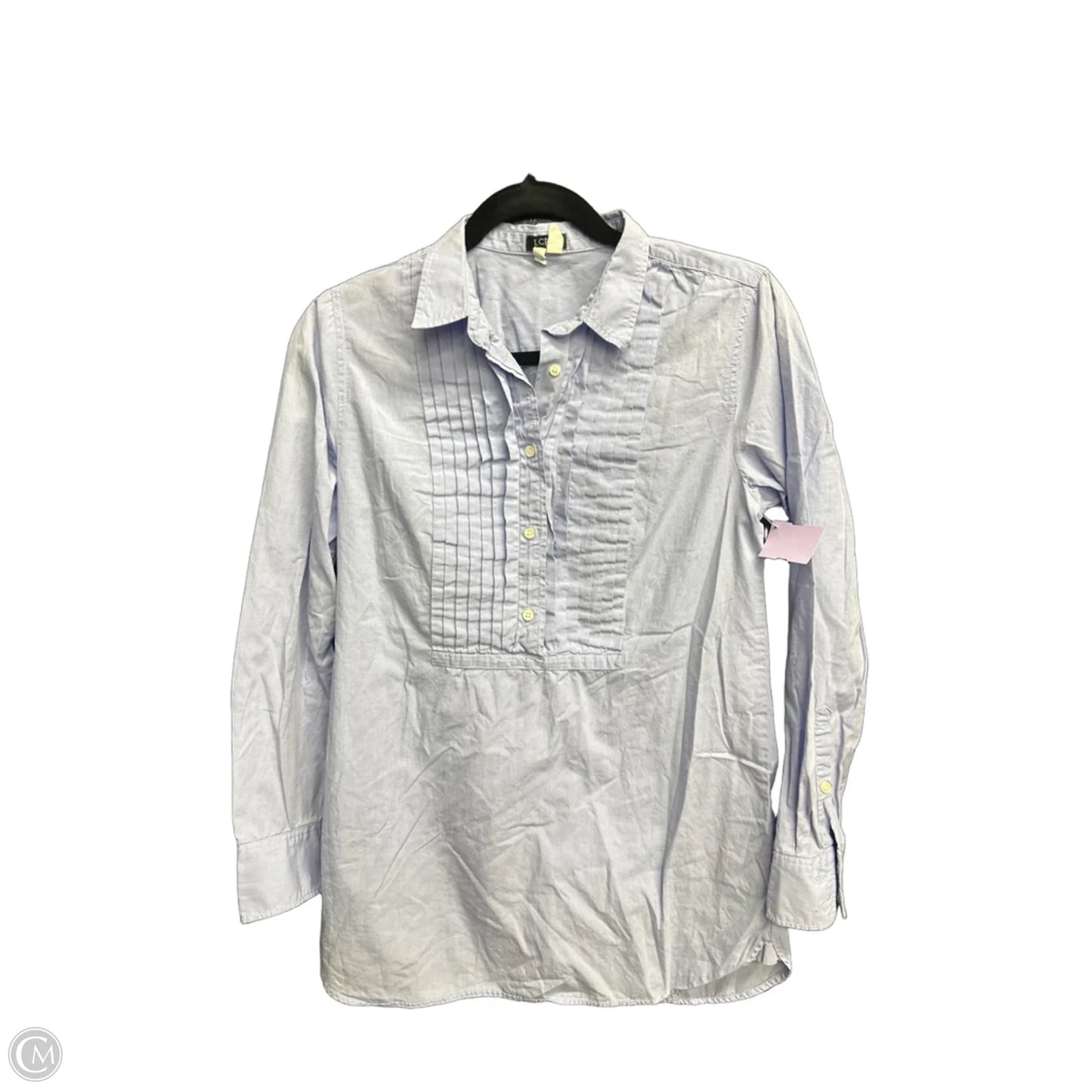 Top Long Sleeve By J. Crew In Blue, Size: Xs