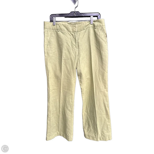 Pants Linen By J. Crew In Green, Size: 10