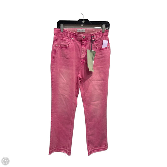 Jeans Wide Leg By Clothes Mentor In Pink, Size: 12